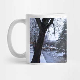 Bourton on the Water Christmas Tree Cotswolds Mug